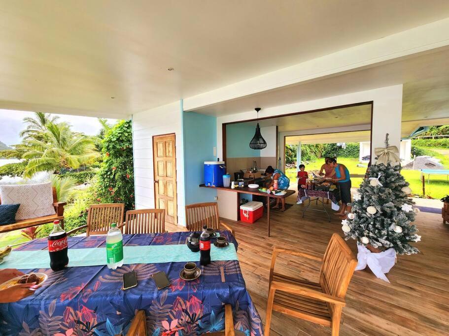 Duplex En Bord De Mer Fare Tahitea Pension Taputapuapea 외부 사진