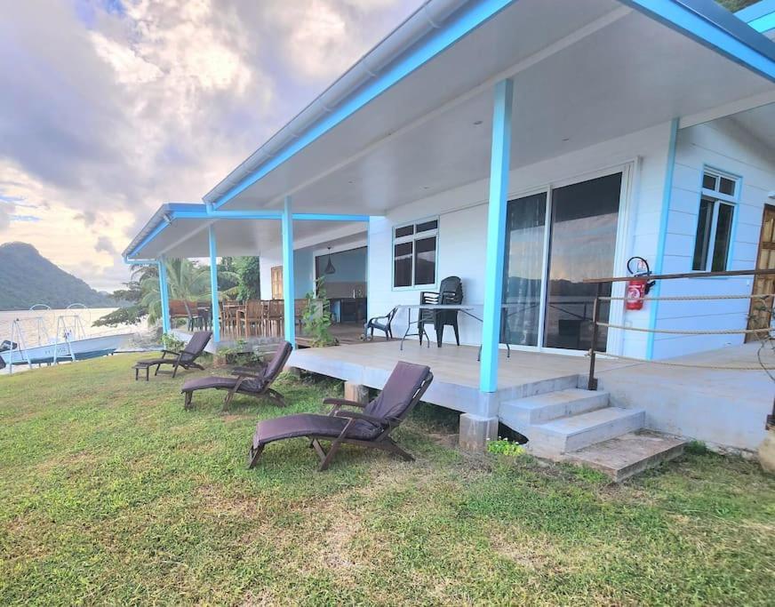 Duplex En Bord De Mer Fare Tahitea Pension Taputapuapea 외부 사진