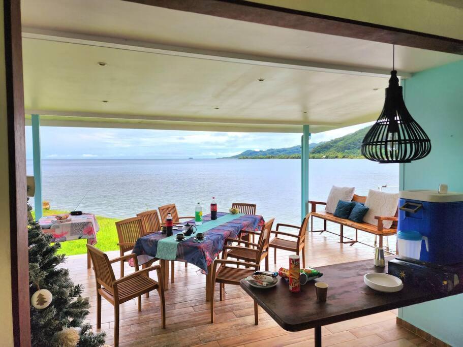 Duplex En Bord De Mer Fare Tahitea Pension Taputapuapea 외부 사진