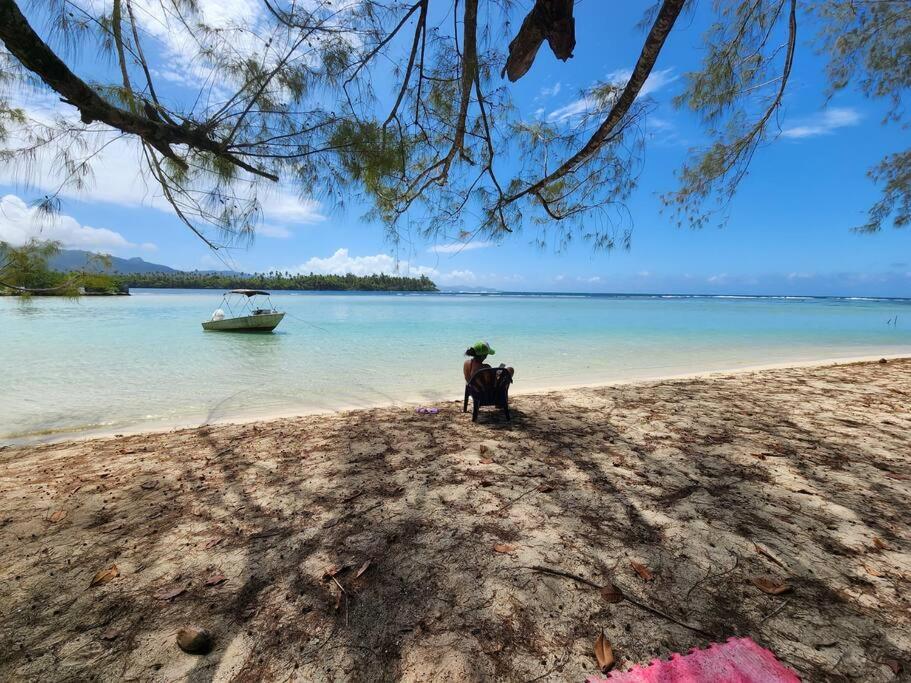 Duplex En Bord De Mer Fare Tahitea Pension Taputapuapea 외부 사진