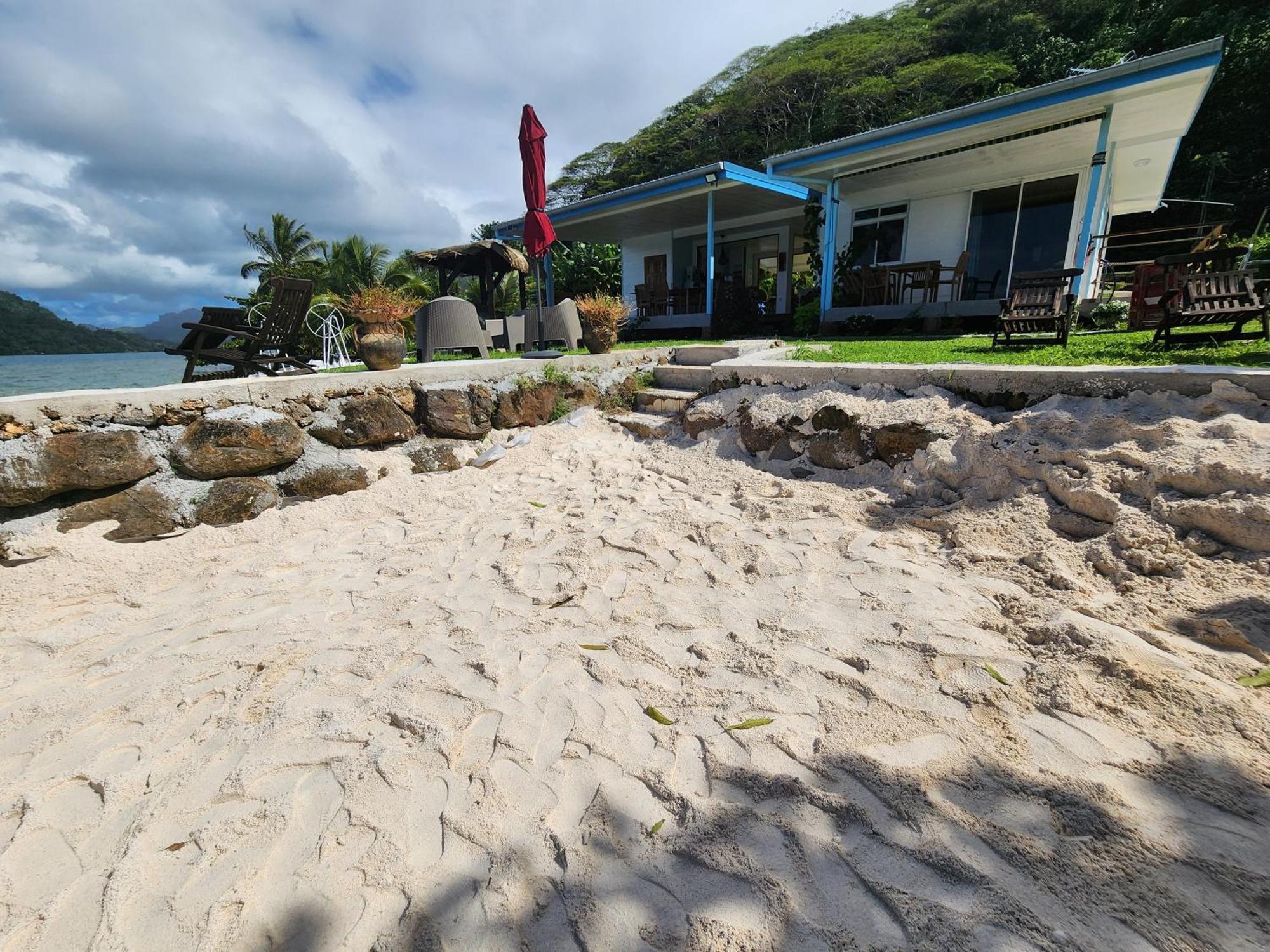 Duplex En Bord De Mer Fare Tahitea Pension Taputapuapea 외부 사진